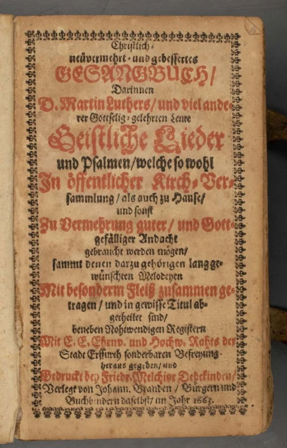 Christlich-neuvermehrt und gebessertes Gesangbuch