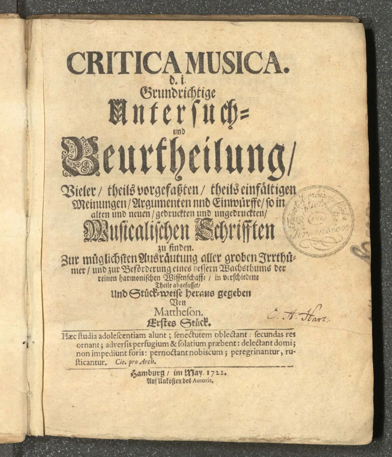 CRITICA MUSICA