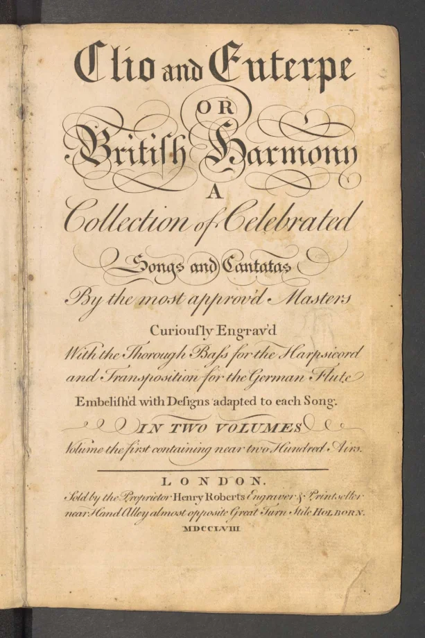 Clio and Euterpe OR British Harmony