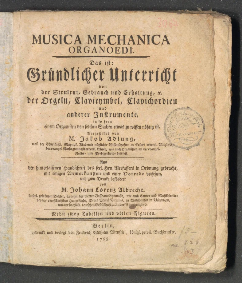 MUSICA MECHANICA ORGANOEDI