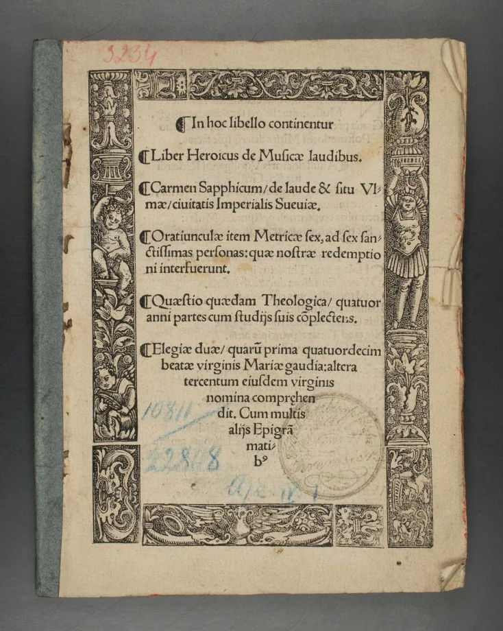 Liber Heroicus de Musicae laudibus