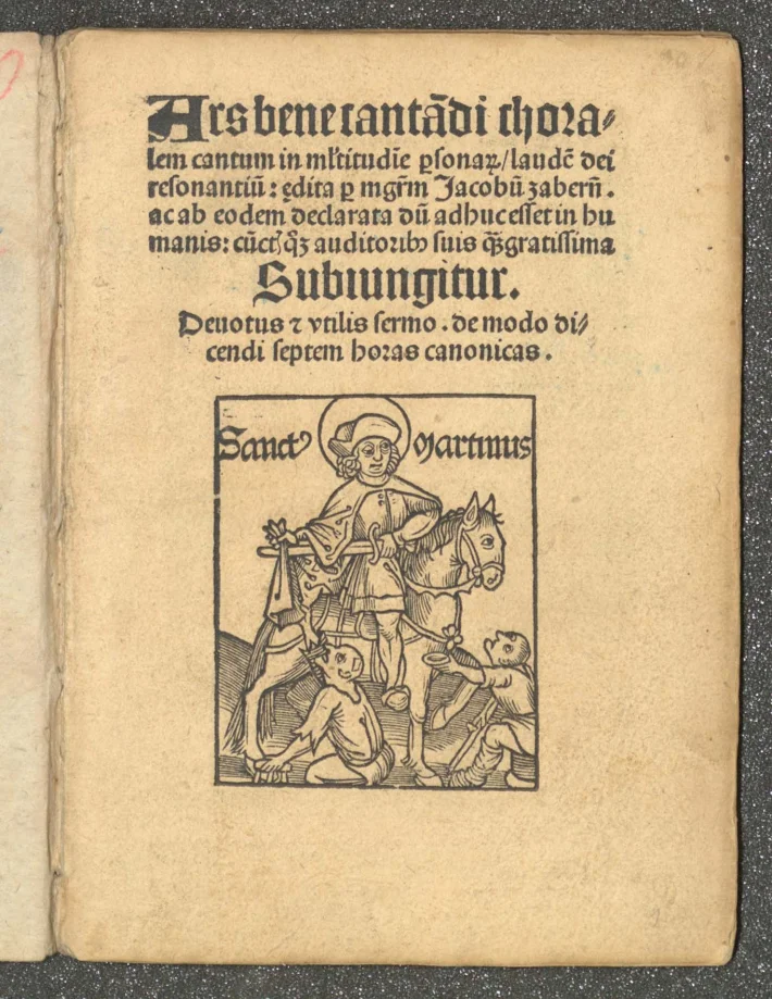 Ars bene cantandi choralem, cantum in multitudine personarum laudem dei resonantium