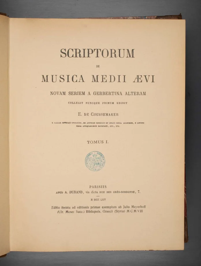 Scriptorum de musica medii aevi
