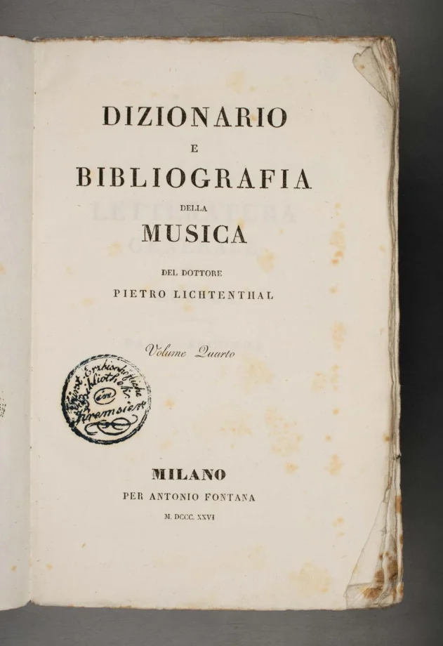 DIZIONARIO E BIBLIOGRAFIA DELLA MUSICA