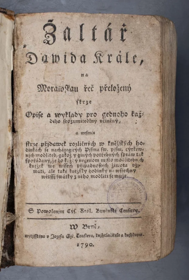 Žaltář Dawida Krále, na Morawskau řeč přeložený