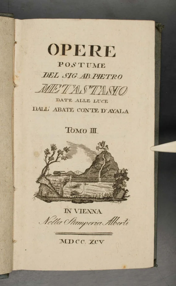 OPERE POSTUME DEL SIG. AB. PIETRO METASTASIO