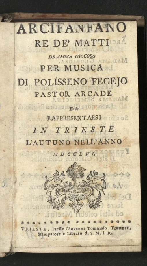ARCIFANFANO RE DE'MATTI