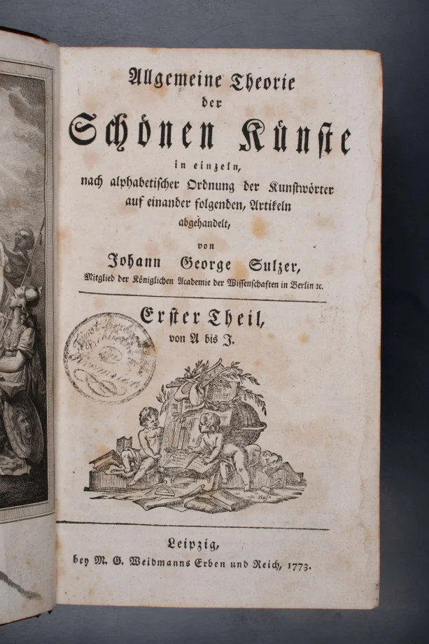 Allgemeine Theorie der Schönen Künste in einzeln
