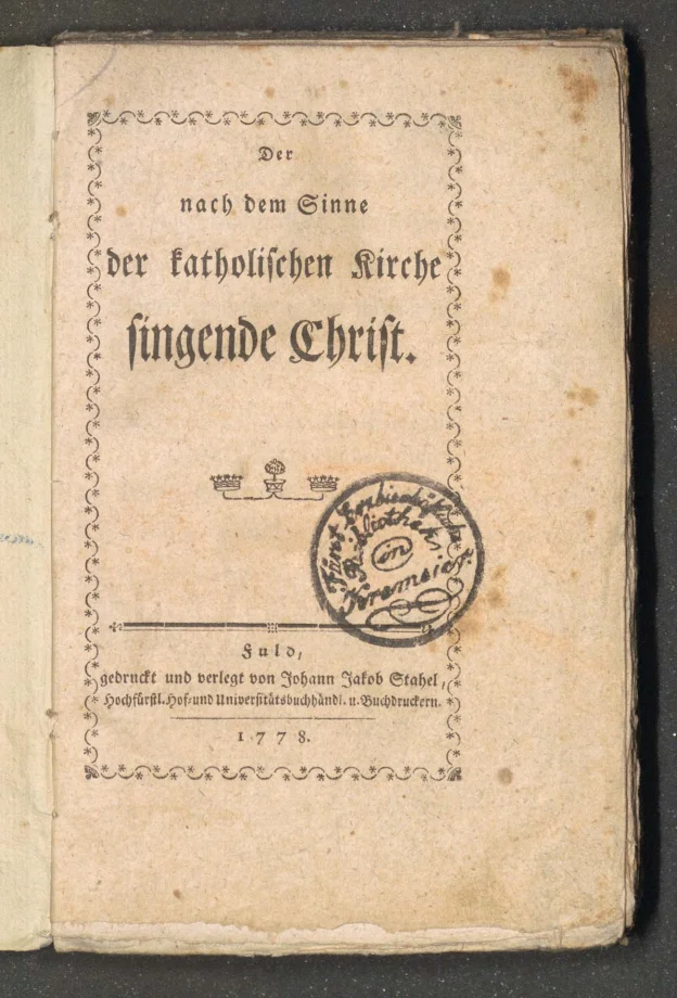 Der nach dem Sinne der katholischen Kirche singende Christ