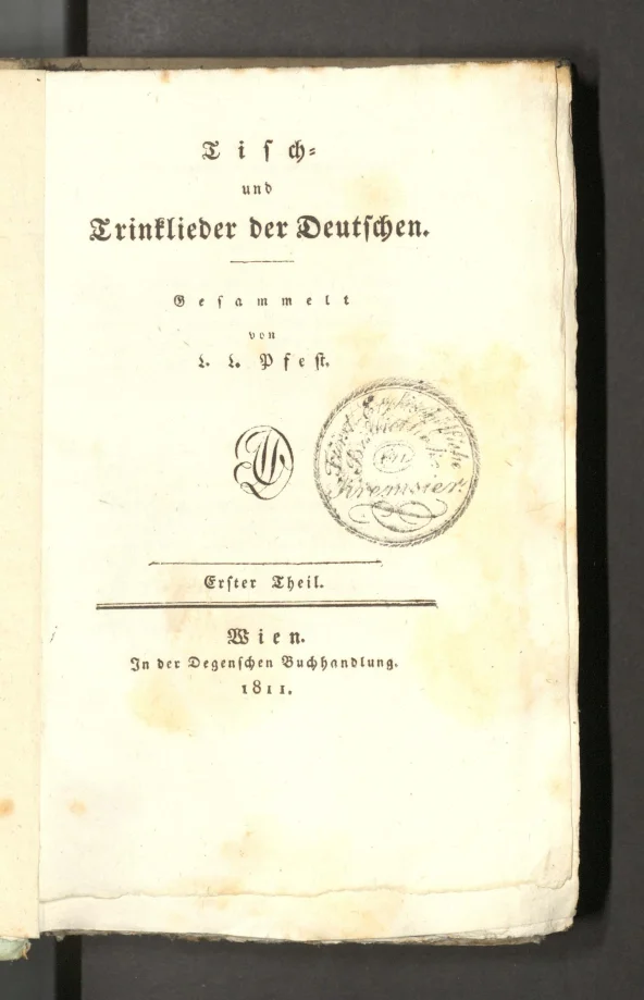 Tisch- und Trinklieder der Deutschen