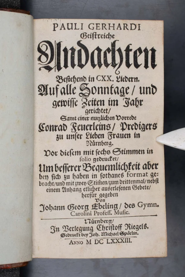 Geistreiche Andachten Bestehend in 120. Liedern. Auf alle Sonntage, und gewisse Zeiten im Jahr gerichtet
