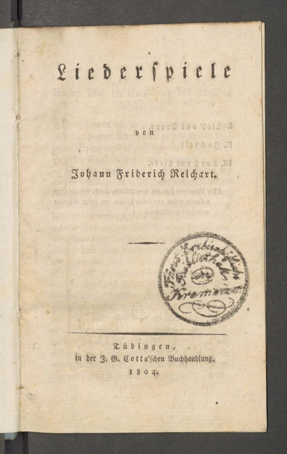 Liederspiele 