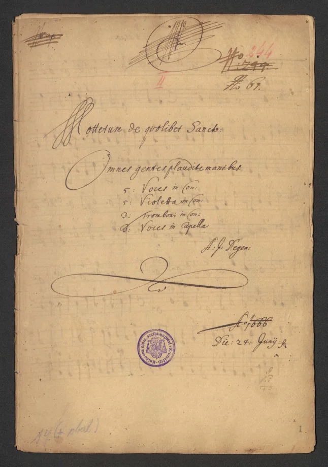 Mottetum de qvolibet Sancto