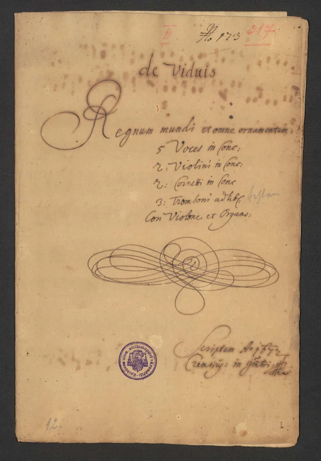 De viduis Regum mundi et omne ornamentum