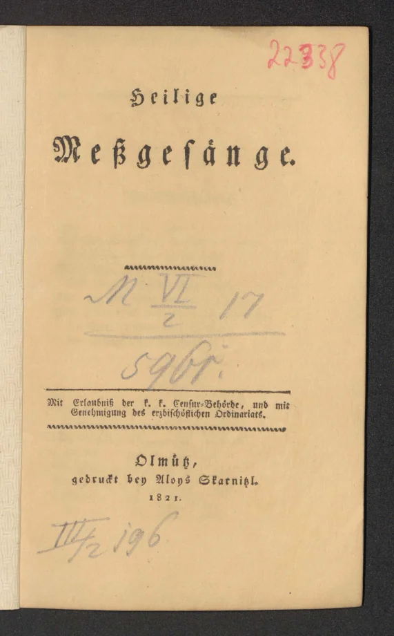 Heiligen Meßgesänge