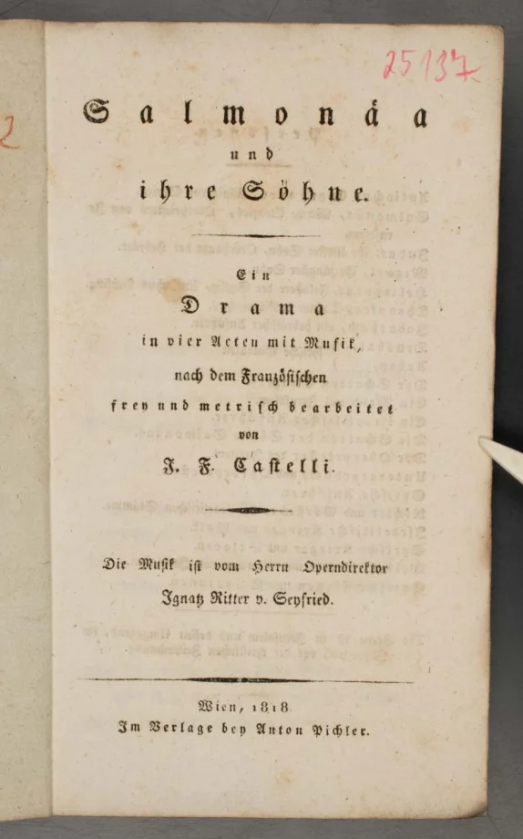 Salmonäa und ihre Söhne