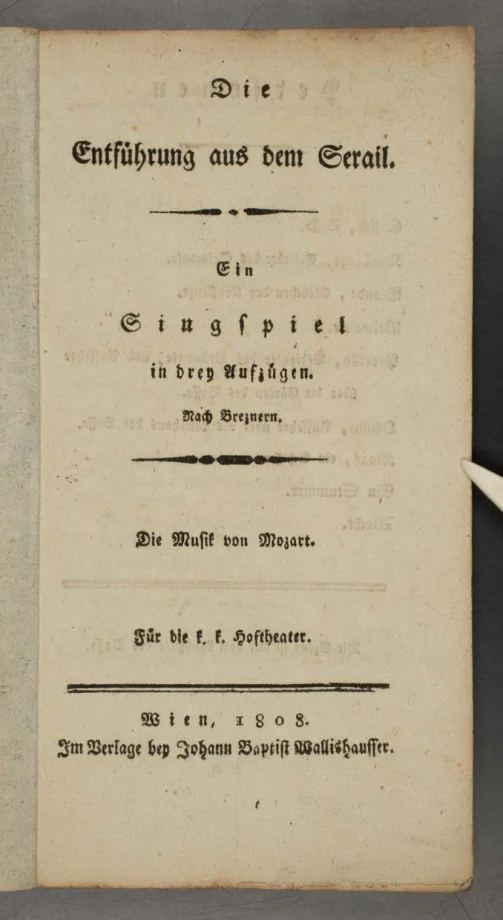 Die Entführung aus dem Serail