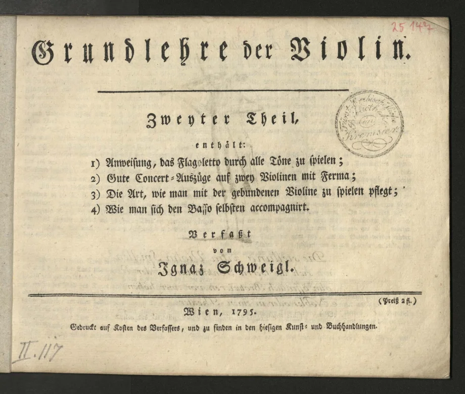Grundlehre der Violin