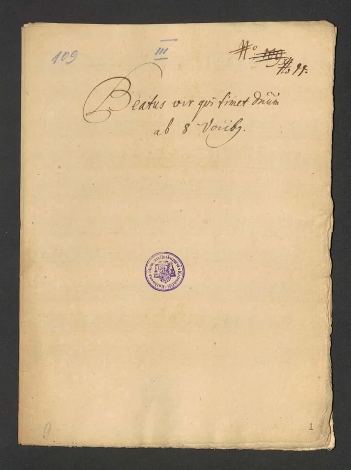 Beatus Vir qui Timent D[omi]num