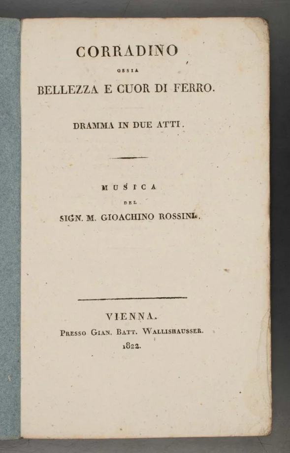 Corradino ossia Belleza e cuor di ferro