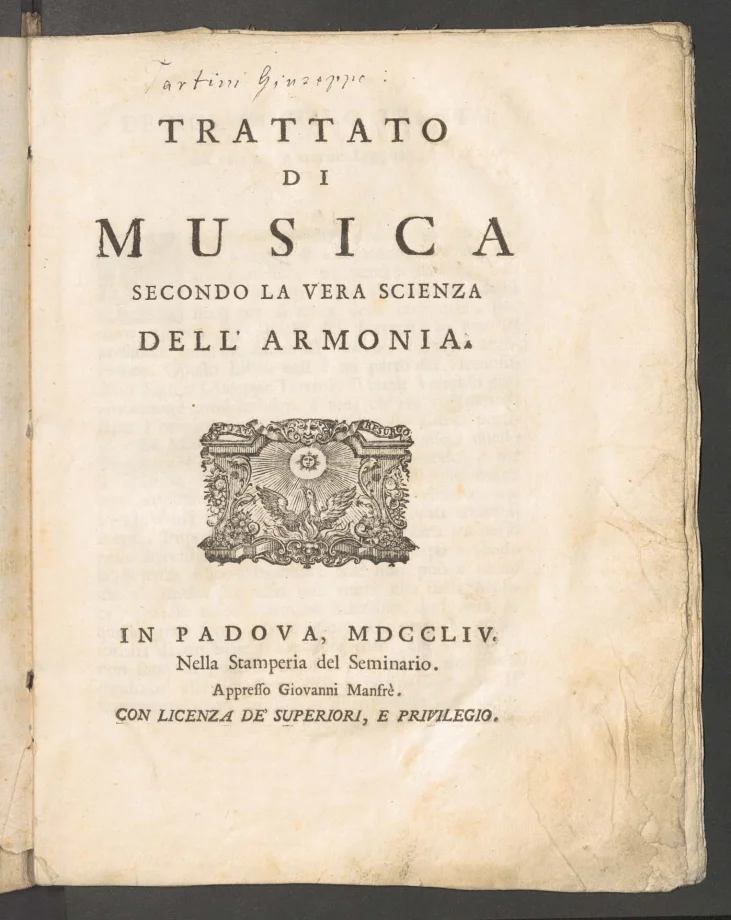 TRATTATO DI MUSICA SECONDO LA VERA SCIENZA DELL'ARMONIA