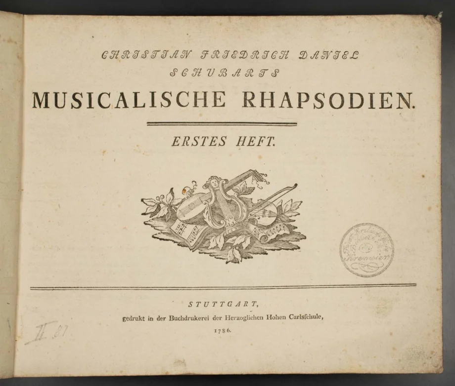 Christian Friedrich Daniel Schubarts Musikalische Rhapsodien