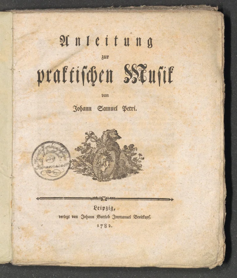 Anleitung zur praktischen Musik 