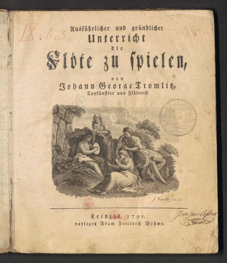 Ausführlicher und gründlicher Unterricht die Flöte zu spielen