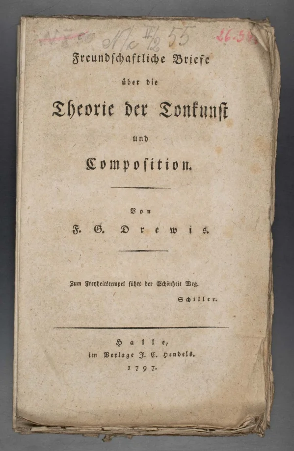 Freundschaftliche Briefe über die Theorie der Tonkunst und der Composition