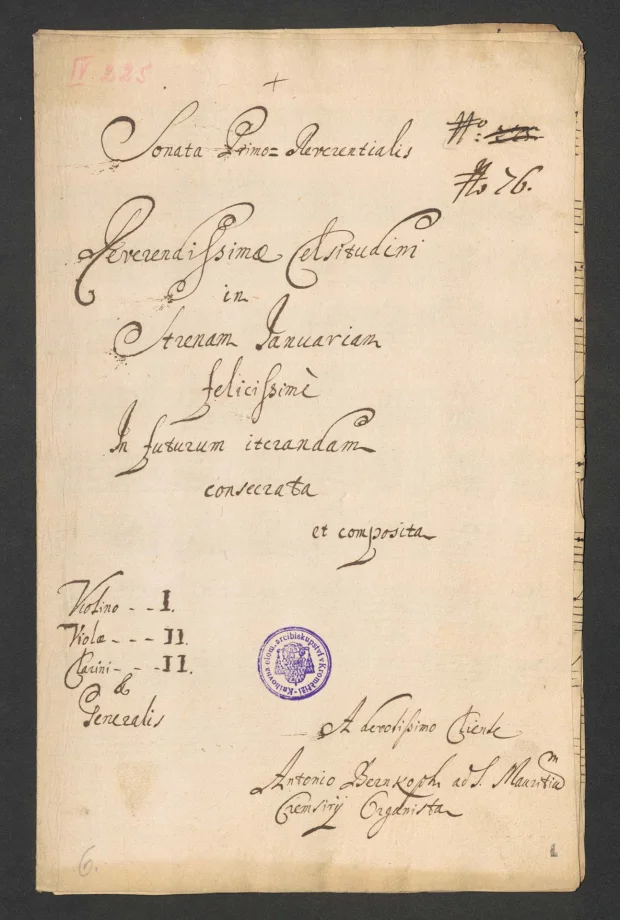 Sonata Primo Reverentialis