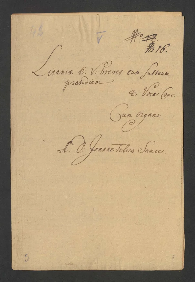 Litaniae B.V. breves cum Sub tuum praesidium