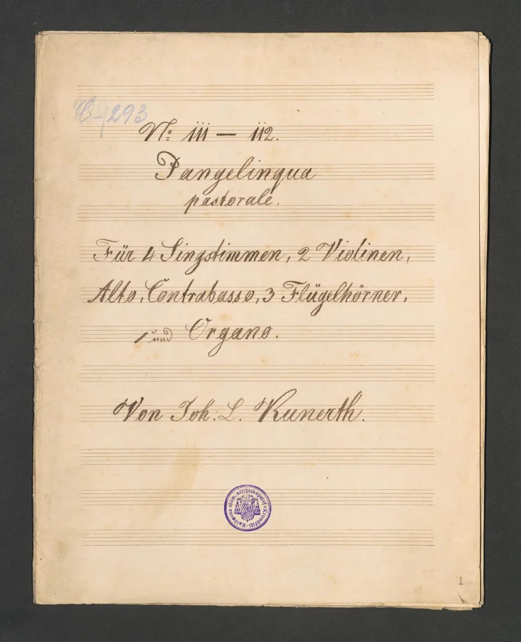 Pangelinqua pastorale No. 111, 112