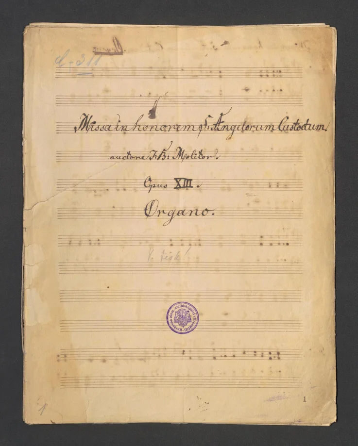 Missa in honorem S. Angelorum Custo dum., Op. XIII