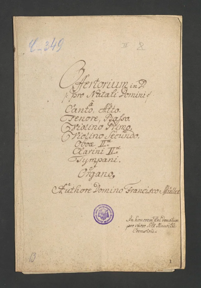 Offertorium in D pro Natali Domini
