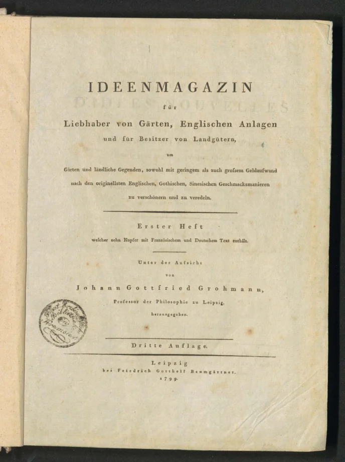 IDEENMAGAZIN für Liebhaber von Gärten, englischen Anlagen und für Besitzer von Landgütern