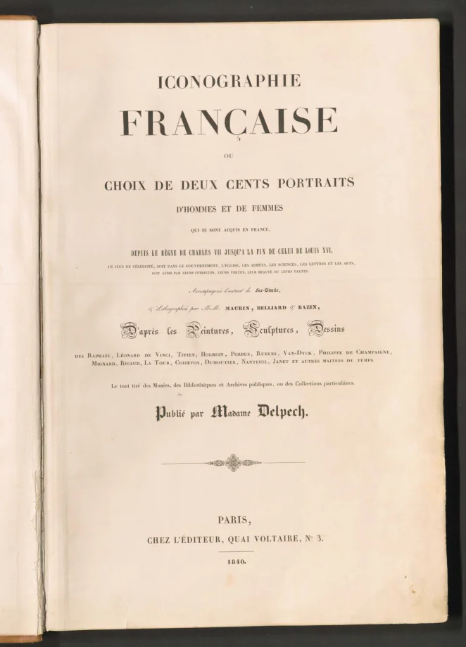 ICONOGRAPHIE FRANÇAISE