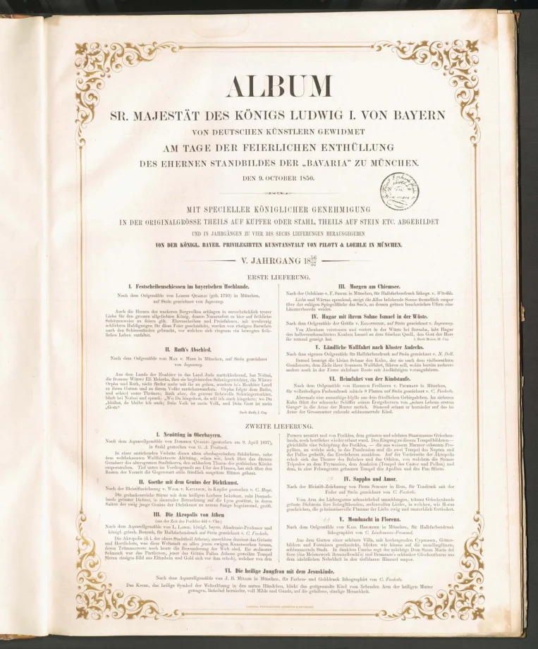 ALBUM S[EINE]R MAJESTÄT DES KÖNIGS LUDWIG I. VON BAYERN 