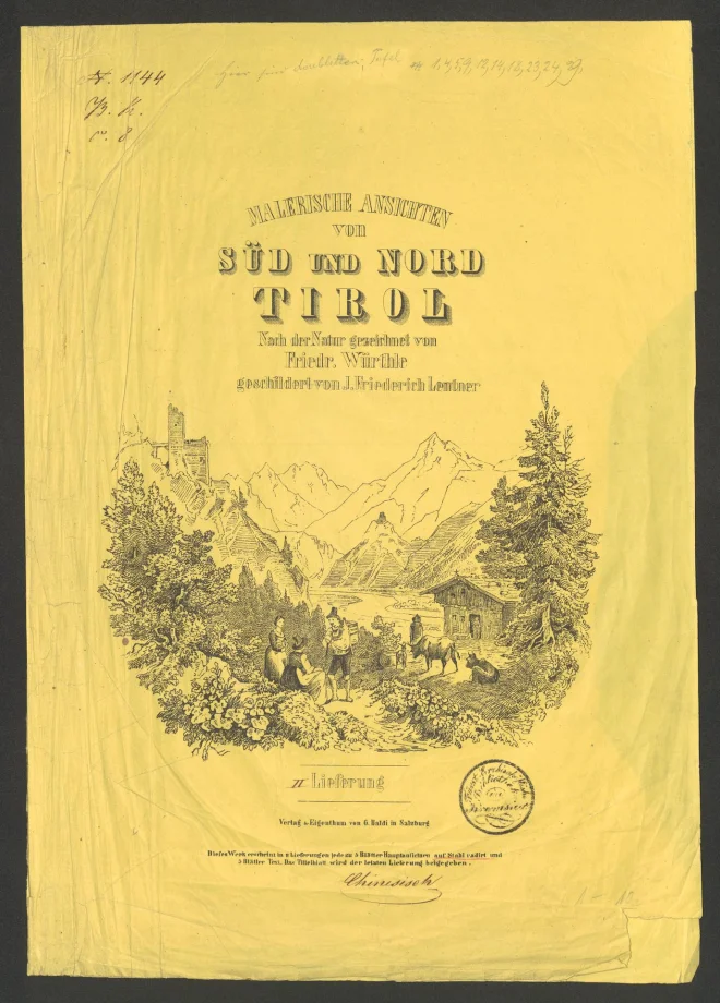 MALERISCHE ANSICHTEN von SÜD UND NORD TIROL 