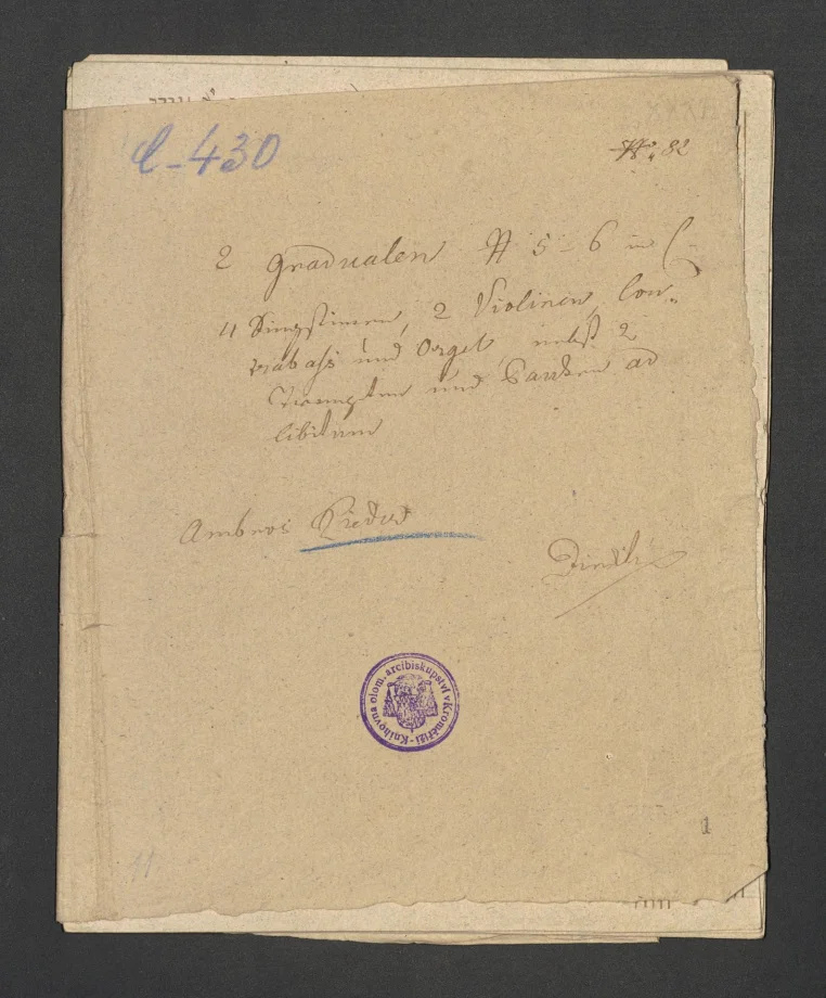 2 Gradualen No. 5-6 in C