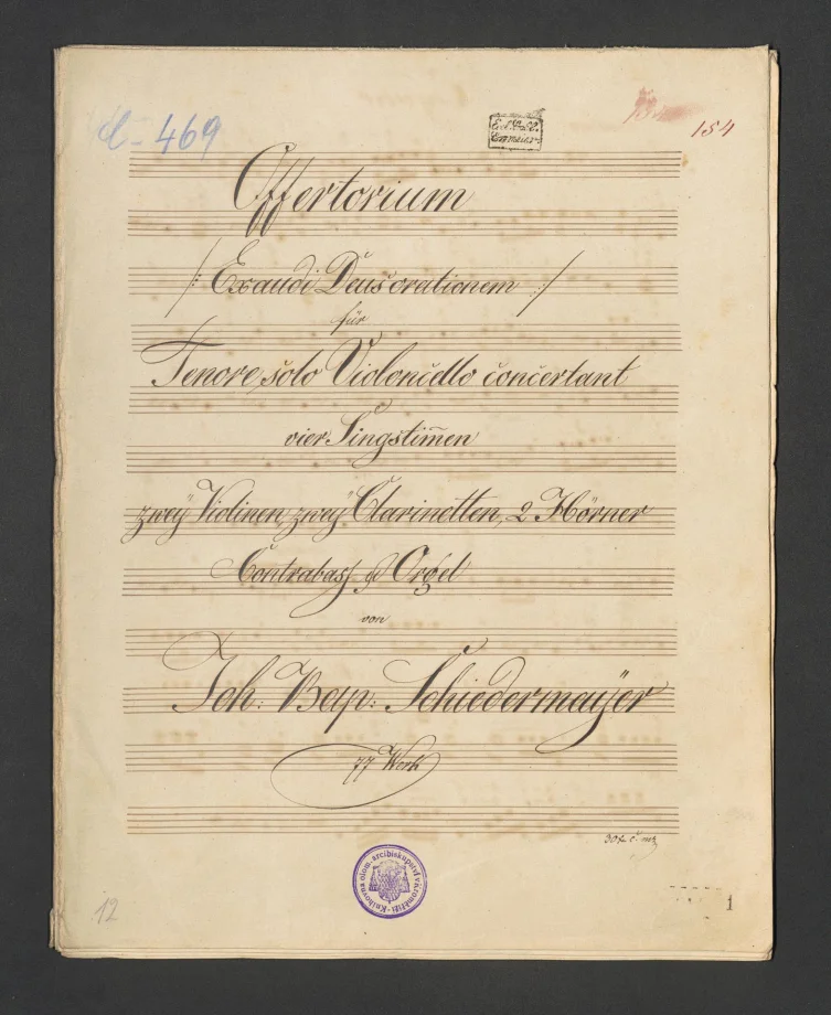 Offertorium (Ex audi Deus orationen) Op. 77