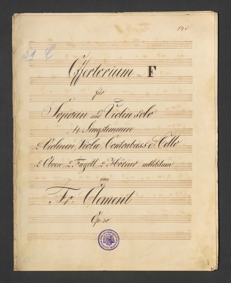 Offertorium in F op. 30