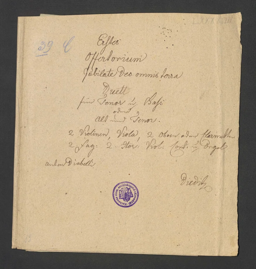 Erstes Offertorium