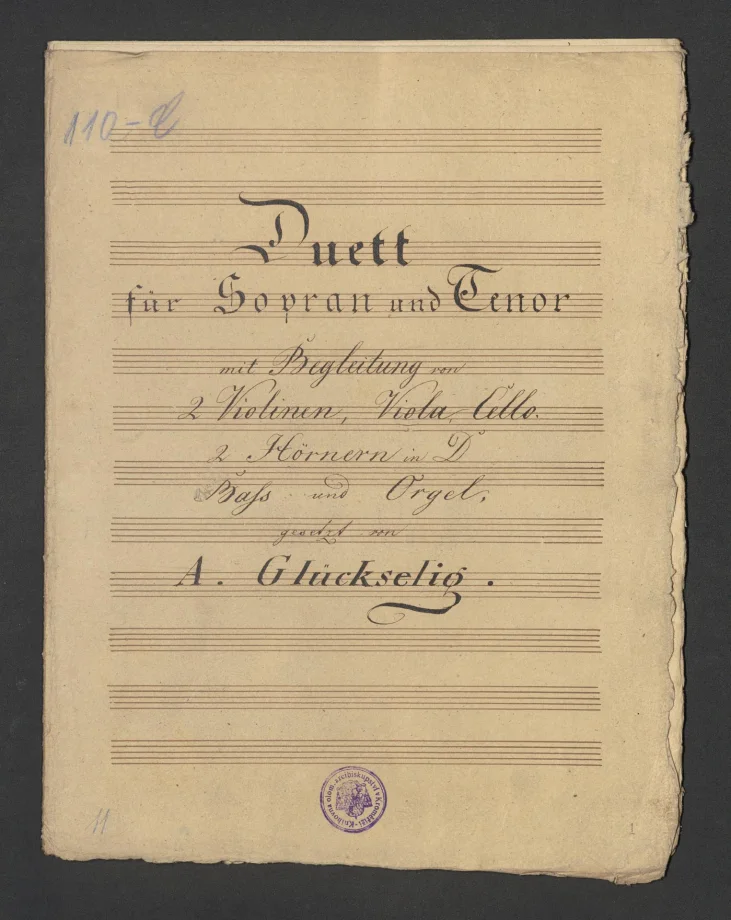 Duett für Sopran und Tenor