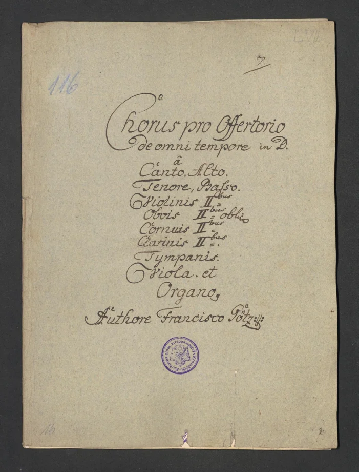 Chorus pro Offertorio de omni tempore in D