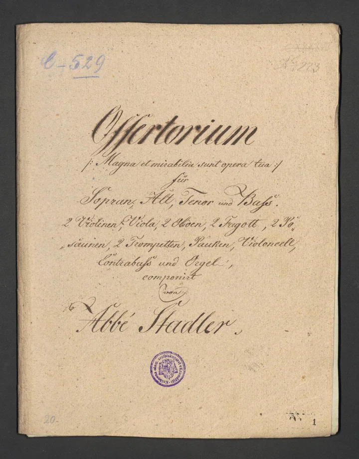Offertorium (Magna et mirabilia sunt opera tua)