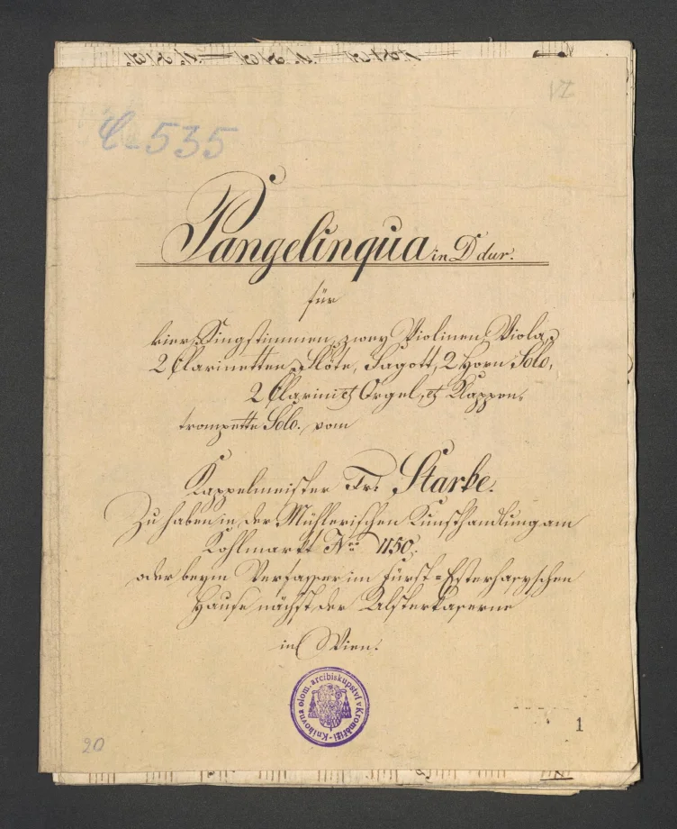 Pangelinqua in D dur