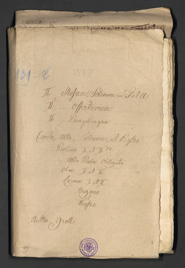 Il Messen Solemne in F et A