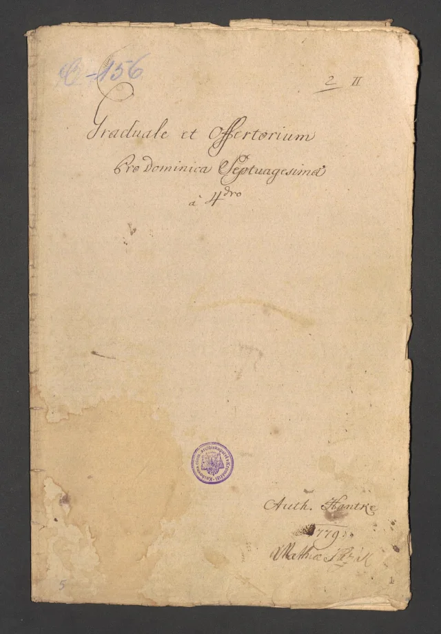Graduale et Offertorium.