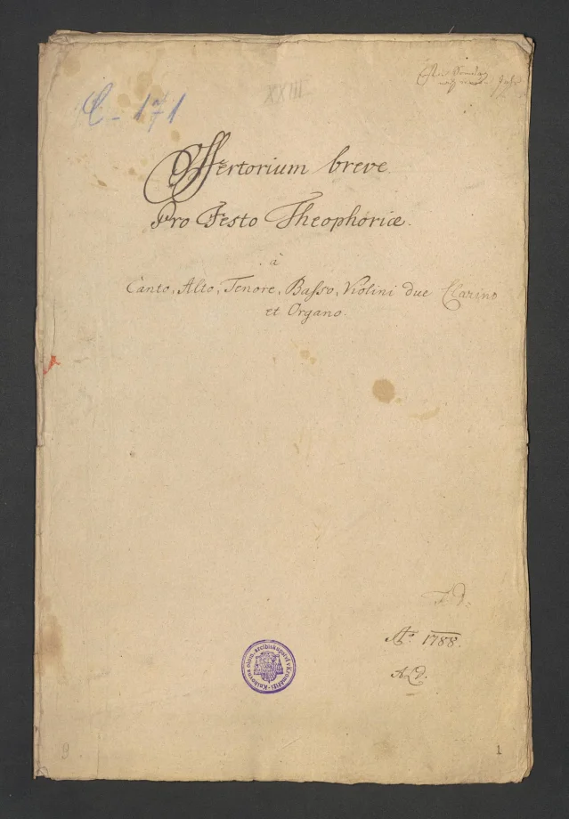 Offertorium breve pro Festo Theophoriae