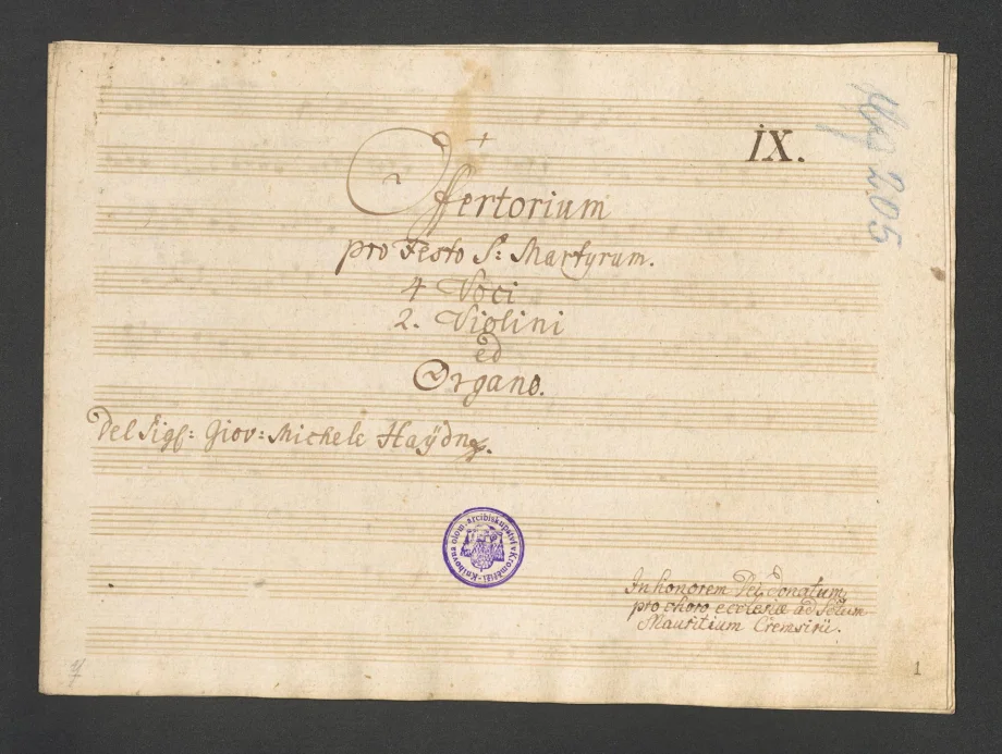 Offertorium pro Festo S. Martyrum